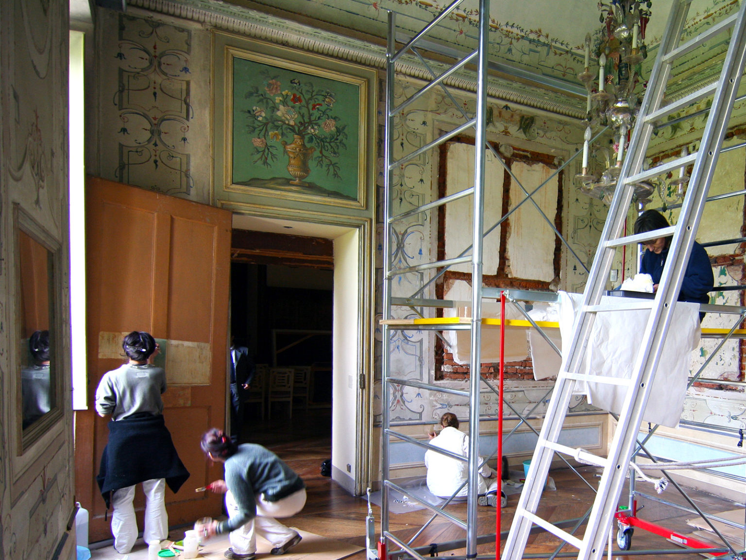 Salotto cinese restaurato, Complesso Cavouriano di Santena